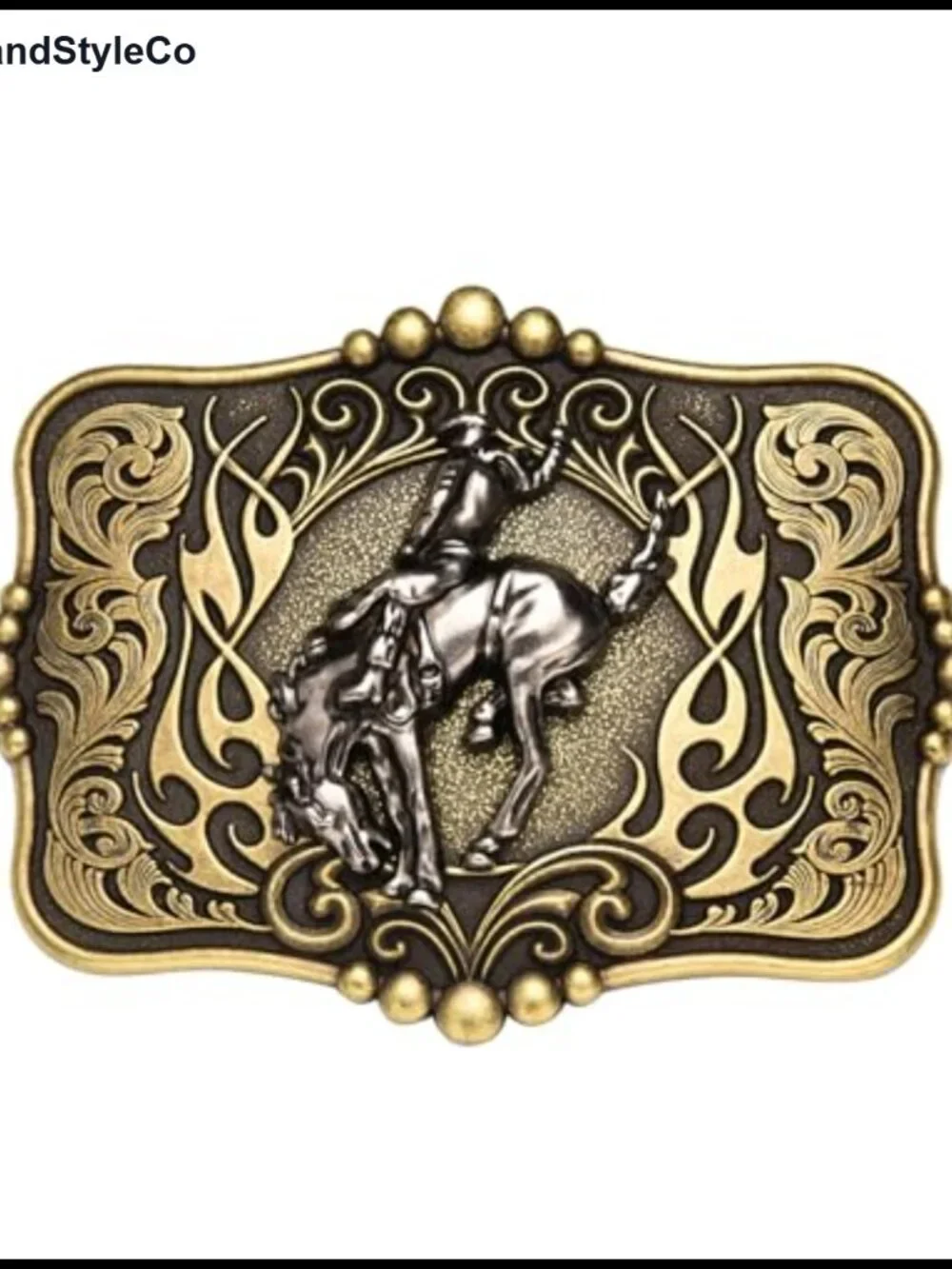 Zinc Alloy Horse Belt Buckle Western Rodeo Gift for Men Women Fits Standard